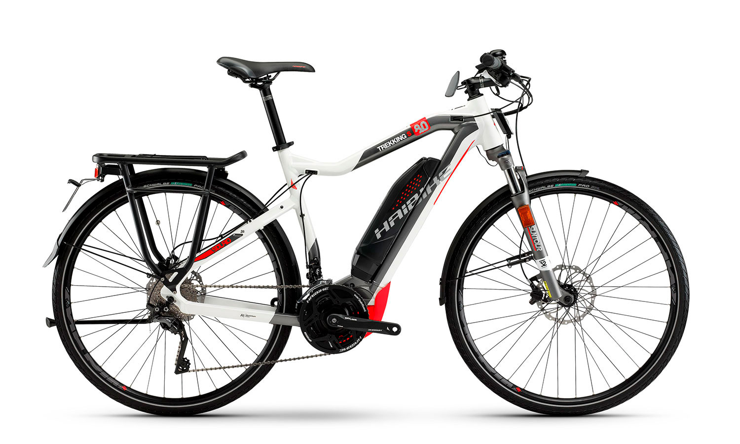 Фотография Велосипед Haibike SDURO Trekking S 8.0 28" (2018) 2018 white